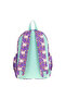 Girl's Plush Rabbit Primary School Backpack - Purple Green - L5242 - 3