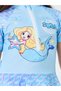 Mermaid Print Swim Dress and Shorts Set - 3