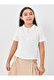 Plain Polo T-Shirt and Pleated Skirt Set - 2
