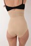 Skin Laser Cut High Waist Panties Corset - 4
