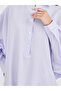 Striped Spread Collar Long Sleeve Maxi Dress - 3