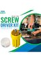 AGRICO Tata Screwdriver Kit with 8 Blades | Electrical Tester with Multipurpose Application | Yellow - 4