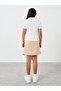 Plain Polo T-Shirt and Pleated Skirt Set - 5