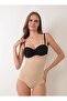 Skin Laser Cut High Waist Panties Corset