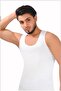 قميص داخلي رجالي أبيض من القطن الممشط-SISMEN01