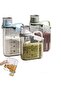 3PC Cereal Container Set | Airtight Storage | BPA-Free | With Handle & Measuring Cup | 3 Sizes