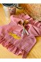 Pumpkin Embroidered Frilly Kitchen Cloth / Cover~1 Piece - 2