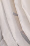 Seamless Plain Stitching Striped Model Tulle Curtain,Vertical Stripes Off-White Tulle Curtain That Does Not Want to Iron - 4