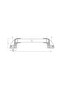 مقبض أنابيب بلاستيكية مقاس 200x25 - 2