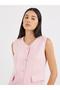 Button Down Sleeveless Waistcoat - 3