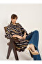Tie and Dye Print Asymmetric Hem Tunic - 5