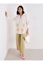 Embroidered Long Sleeve Oversized Shirt