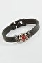 Ds-Derin Anchor Quality Faux Leather Bracelet-Navy Blue