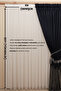 Seamless Plain Stitching Slub Model Tulle Curtain, Off-White Ironing-Free Tulle Curtain