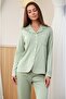 100% Cotton Four Seasons Long Sleeve Pajamas Set - 2