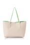 Women's Large Faux Leather Tote Shoulder Bag - 2