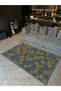 Mosso Colorful Flowers Detailed Woven Base Modern Decorative Carpet Mosso141 - 4