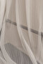 1-2 Sparse Pile Pasta Model Tulle Curtain, Off White Ironing Unwanted Tulle Curtain - 3