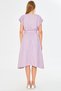Women's Elastic Waist Tie Dress Arm-18Y001133 - 6