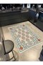 Mosso Floral Detailed Woven Base Modern Decorative Carpet Mosso142 - 2
