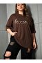 Women's Large Size Printed Intersize Tshirt - 2