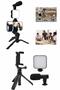 Phone holder mini microphone tripod vlog shooting video - 4