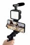 Phone holder mini microphone tripod vlog shooting video - 3