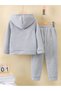 Printed Children's Hooded Tracksuit Set - Comfortable, Stylish and Stylish Choice for Sports and Casual Wear - 2