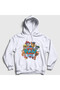 Unisex White All Paw Patrol Hooded Sweatshirt 557757Tt