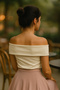 Women's Off Shoulder Madonna Collar Blouse T-Shirt - 2