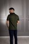Premium Polo Neck Regular Fit (Classic Fit) 100% Mercerized Cotton Khaki T-Shirt - 8