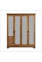 Wooden Mesh Rattan Patterned Self-Adhesive Laminated Cabinet, Dresser, Nightstand Covering Foil - 4