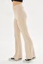 Women's Modal Fabric High Waist Wide Leg Sweatpants Beige 8102-B - 6