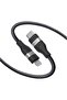 PCR Braided USB-C To Lightning Cable 0.9m Black - 3