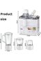 4 In 1 Juicer & Blender, 1.8L Cold Press Juicer for Fruits & Vegetables, 800W Electric - 2
