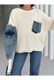 Paneled knit sweater - 2