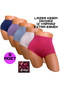 5-Piece Extra High Waist Laser Cut Seamless No Trace Ghost Panties (Extra Flexible and Soft) - 2