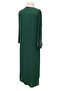 Emerald Green Alya Plus Size Elegant Stone-Embellished Mother Evening Dress - 4