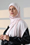 شال حجاب من القطن الممشط الليكرا جاهز وعملي - بودرة