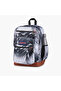 Solid Backpack with Adjustable Straps and Zip Closure - 21x31x44 cms - 6