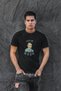 Let It Gogh Printed / Men's Khaki Green Color T-Shirt / 100% Cotton Premium Quality / Regular Fit
