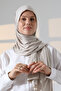 شال حجاب من القطن الممشط الليكرا الجاهز والعملي - حجري - 5