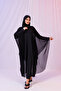 Kimono Pareo - Hijab Pareo - Stretchy Lycra Tulle Black 240X135 cm - 4