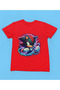 Stil-X Sonic Printed Children's Tshirt, 100% Cotton, Black, White, Red, Yellow