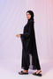 Kimono Pareo - Hijab Pareo - Stretchy Lycra Tulle Black 240X135 cm - 3