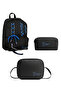 School Set – Bag + Thermal Nutrition + Pen Holder Blue 1141