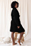 100% Cotton Unisex Kimono Bathrobe with Pockets Waffle Weaving Quick Dry and Color Options - 2
