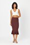 Women's Ruffle Detailed Elastic Waist Skirt - 2