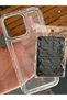 iPhone 14 Pro Max Transparent Cover with Suction Cup and Squeeze Side Shockproof Protective Case - 2