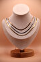 316L Steel Gold Plated Necklace Stainless – Tarnish and Water Resistant